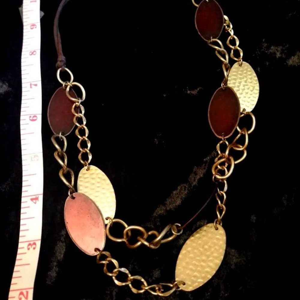 Gold/Copper Layered Necklace